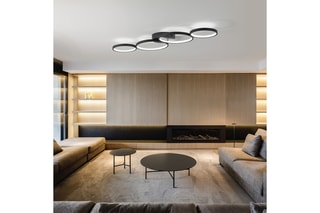 Plafonnier LED Rings - 24 W - 88 x 5,7 x 31 cm