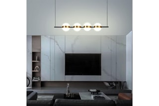 Suspension LED Skum - 4 x 32 W - 103 x 120 cm