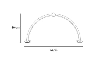 Lampe à poser LED Elix - 30 W - 74 x 5 x 36 cm