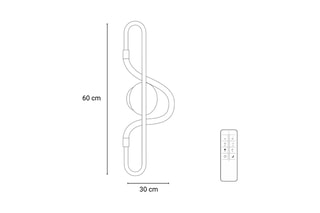 Applique murale LED Haloé - 12 W - 30 x 60 cm