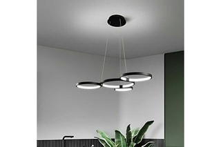 Suspension LED Hava - 4 x 80 W - 80 x 40 x 120 cm