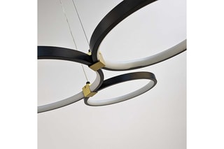 Suspension LED Hava - 4 x 80 W - 80 x 40 x 120 cm
