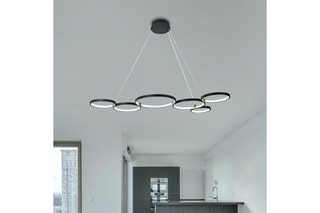 Suspension LED Heim - 6 x 100 W - 120 x 40 x 120 cm
