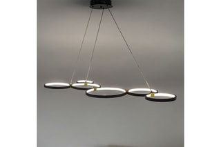 Suspension LED Heim - 6 x 100 W - 120 x 40 x 120 cm