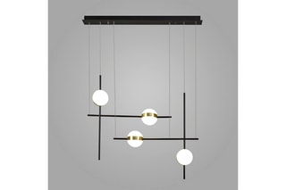 Suspension LED Jun - 4 x 32 W - 80 x 20-140 cm