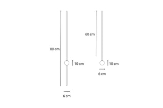 Applique murale LED Minimalist - 12 W - 60 x 10 x 60 cm