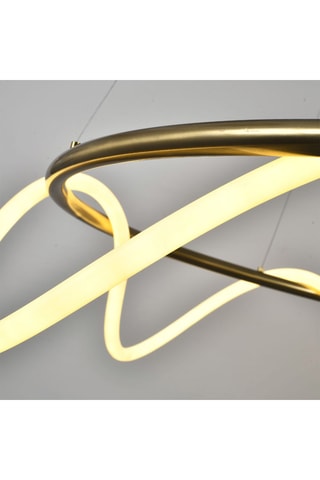 Suspension LED Ninga L - 144 W - 100 x 20-150 cm