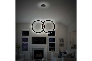 Suspension LED Oriana - 32/25 W - 74 x 20-130 cm
