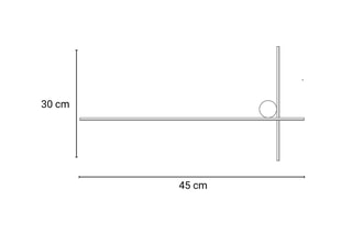 Applique murale LED Prism S - 10 W - 45 x 40 x 30 cm