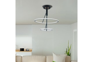 Suspension LED Nordlys - 2 x 77 W - 61 x 120 cm
