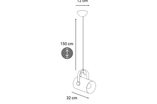 Suspension LED Nordique - 150 x 32 cm