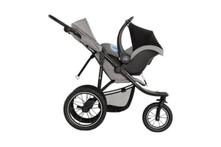Poussette HELSI 2 - Dès la naissance - Jusqu'à 22 kg - Gris