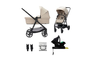Poussette 4 en 1 Newly - Dès la naissance - Jusqu'à 22 kg - Gris