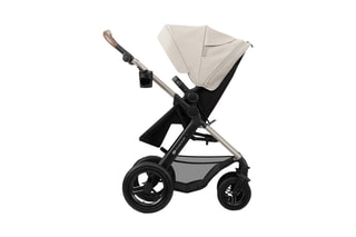 Poussette 4-en-1 + accessoires Moov 2 Eva Wheels - Gris - Dès la naissance - Jusqu'à 27 kg