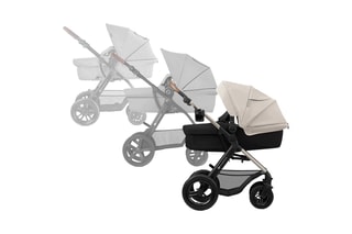 Poussette 4-en-1 + accessoires Moov 2 Air Wheels - Gris - Dès la naissance - Jusqu'à 27 kg
