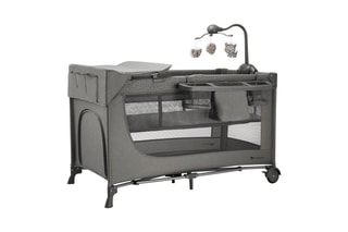 Lit 3-en-1 Joy 2 - Jusqu'à 1 an et 11 kg - Gris