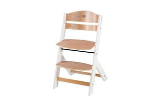 Chaise haute en hêtre ENOCK et coussin - Dès 6 mois - Jusqu'à 35 kg
