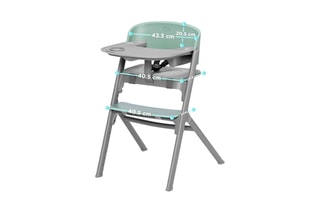 Chaise haute Livy - Dès 6 mois - Jusqu'à 110 kg