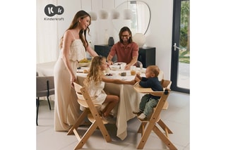 Chaise haute évolutive en hêtre Enock - Dès 6 mois - Jusqu'à 15 kg