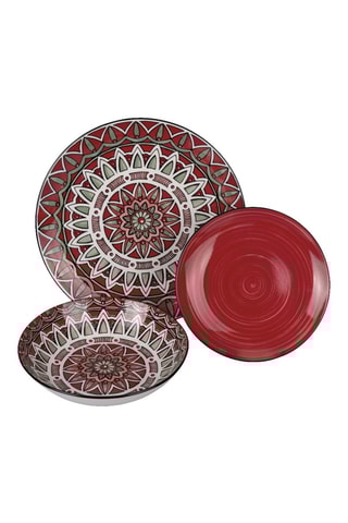 Service en porcelaine Maya - 18 pièces