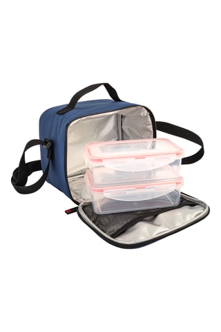 Sac à lunch isotherme et 2 boîtes en plastique sans BPA  City Printing Line - 60 cl