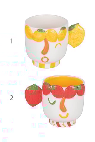 2 mugs en céramique - 35 cl
