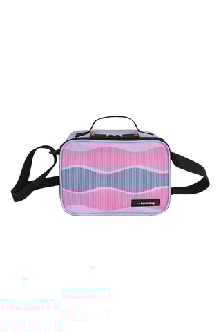 Sac isotherme et boîte à lunch en verre borosilicate - Rose