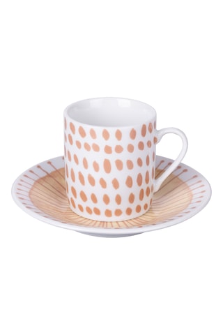 Service à café en porcelaine Marea - 6 personnes