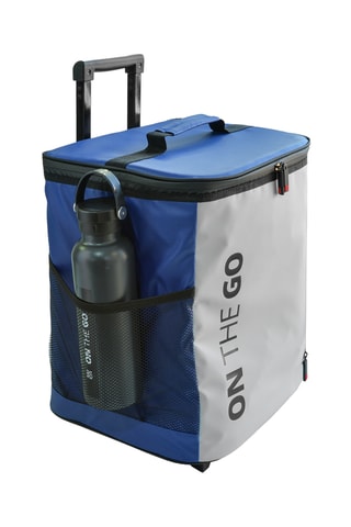 Sac isotherme à roulettes On the go - Bleu cobalt