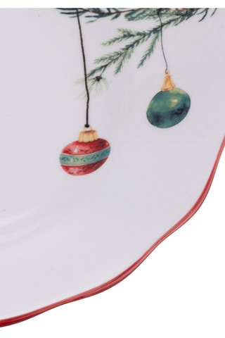 6 assiettes creuses en porcelaine Rametto - 22,5 cm