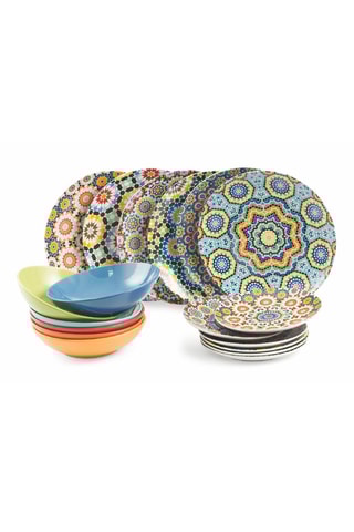 Service en porcelaine Marrakech - 18 pièces