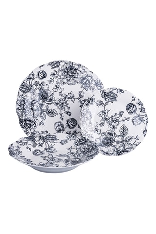 Service en porcelaine Madame Black - 18 pièces