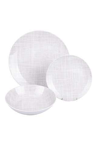 Service en porcelaine Texture - 18 pièces
