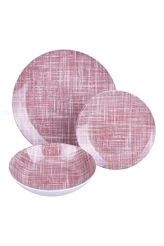 Service en porcelaine Texture - 18 pièces