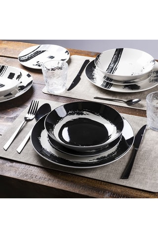 Service en porcelaine The Black Mood - 18 pièces