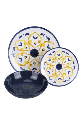 Service en porcelaine et grès Sicilia - 18 pièces