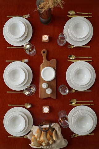Service en porcelaine Bahar - 24 pièces