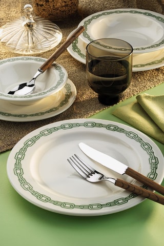 Service déjeuner en porcelaine Rante - 24 pièces