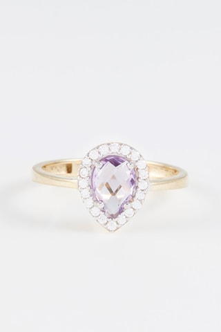Bague Greenwich Or jaune et améthyste