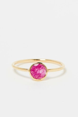 Ring Aliyan Geelgoud en Jade