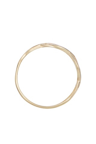 Bague Couronne rosée  Or jaune et or rose