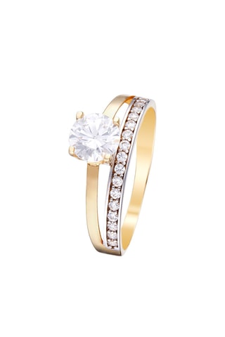 Bague Majestueuse Or jaune et or blanc