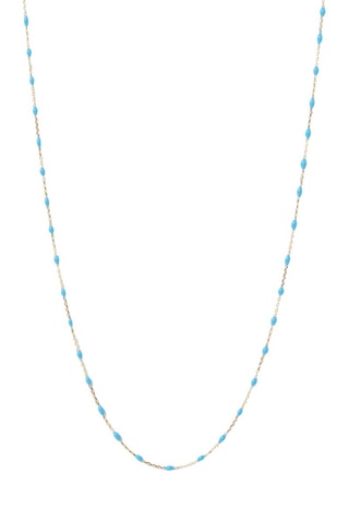 Collier email Or Turquoise - Or jaune