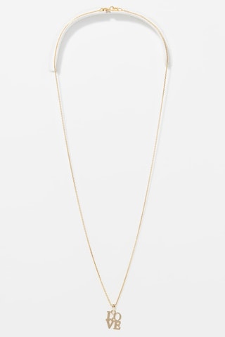 Pendentif Love Or jaune