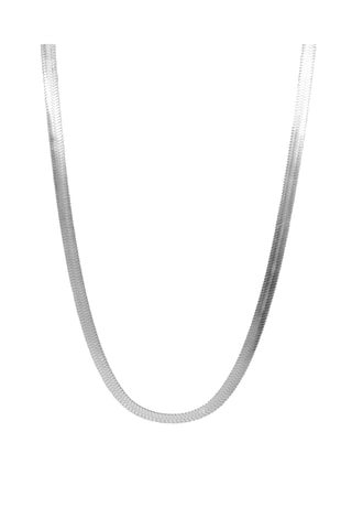 Collier - Plaqué or blanc