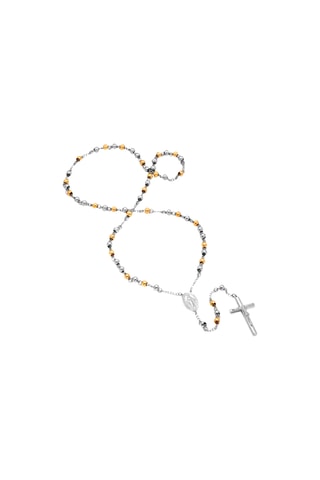 Collier - Plaqué or jaune et blanc