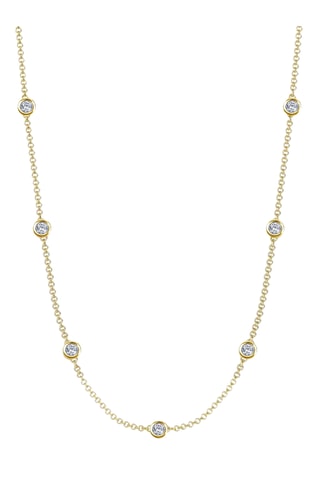 Collier - Argent plaqué or jaune