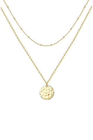 Collier double rangs - Plaqué or jaune