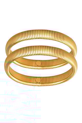2 bracelets - Plaqué or jaune