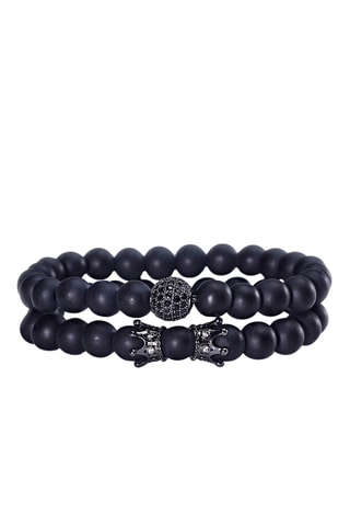 2 bracelets - Onyx